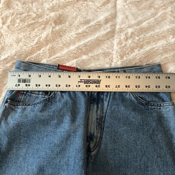 𝅺BUGLE Boys jeans NWT vintage y2k TAPERED MOM jeans vibes sz 32x30 - Picture 10 of 11